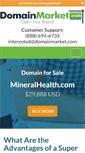 Mobile Screenshot of mineralhealth.com